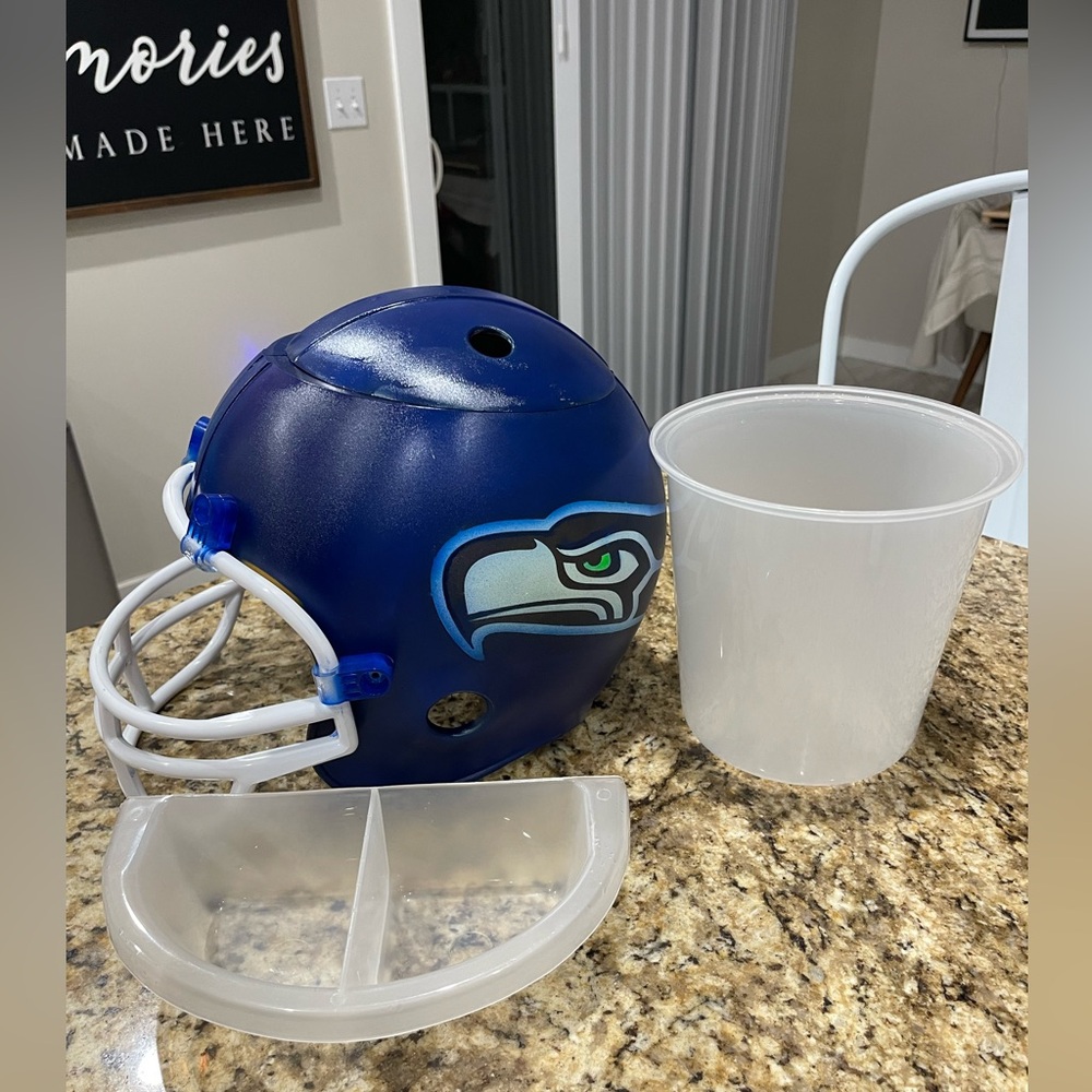 Seahawks Football Helmet Chip & Dip Snack Tray!